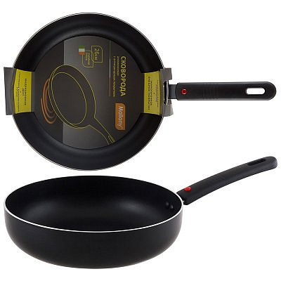 Сковорода алюм с антипригарным покрытием, съемной ручкой, MAL-DH-26, диа - 26 см, штамп, инд дно