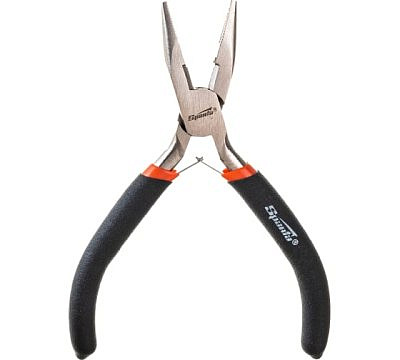 Длинногубцы mini 130мм прямые, автозажим Sparta