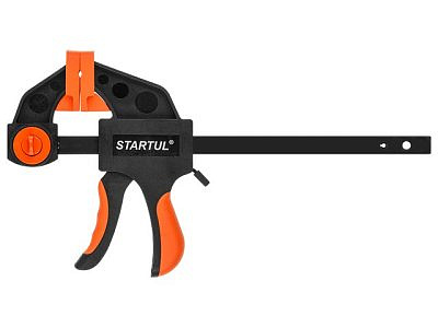 Струбцина пистолетная 150*60мм STARTUL PROFI мяг.накладки