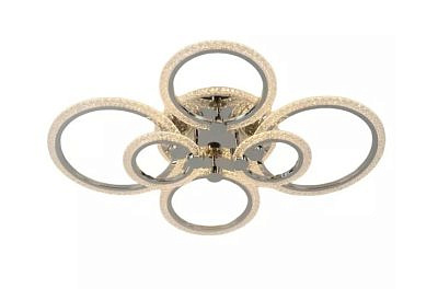 Люстра потолочная Star Chrome РеалКерамика 39557-2+2 TL FGD 80W+22W LED