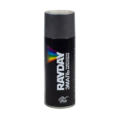 Краска аэрозоль RAYDAY акрил RAL 7040 серая 520мл