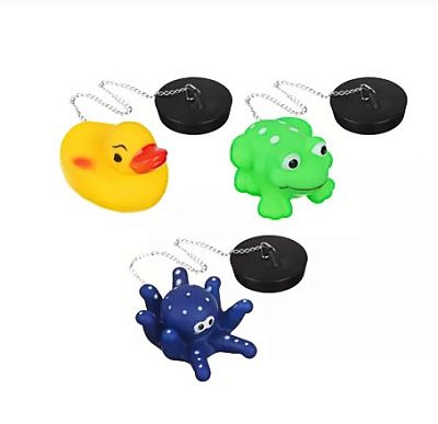 Пробка для ванной  Морской обитатель 4,5см 463-042