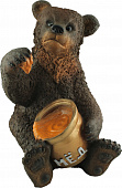 Садовая фигура Медведь с медом полистоун