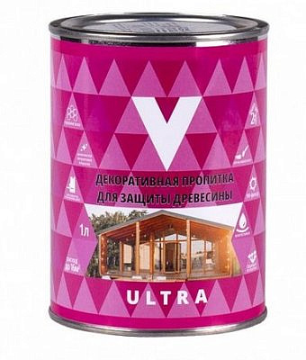 Пропитка декоративная дуб 1л ULTRA "V" 255423