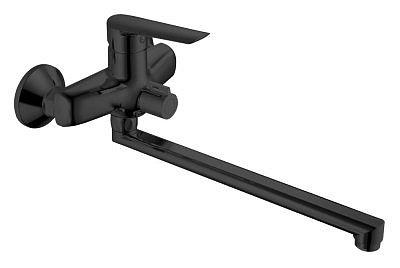 Смеситель д/ванны Lagos Black излив 300 мм с аксессуарами LG31B/ESKO/