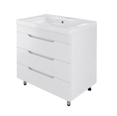 Тумба напольная MIRSANT SOHO 70 Quadro с раковиной DEEP-70