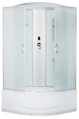 Душевая кабина ERLIT ER3510ТР - С3 100*100*215 матовое стекло высокий поддон