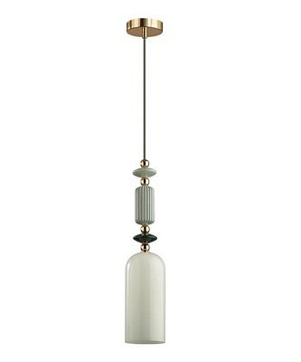 Подвес 4861/1D CLASSIC ODL_EX22 75 золото, разноцветный, керамика,стекло Е14 1*40W CANDY