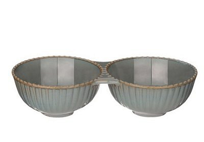 МЕНАЖНИЦА ДЛЯ ЗАКУСОК, СОУСОВ 2 СЕКЦИИ BRONCO "SOUL KITCHEN" 16*8*4 СМ 70 МЛ СИНИЙ 189-355 