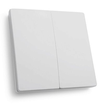 Выключатель 2-клавиши ОУ 500W дистанционный белый LD100 TM82 41129