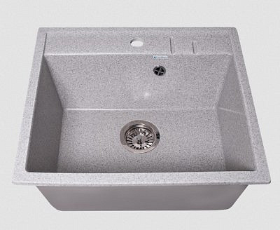 Мойка для кухни GranAlliance G-21 Макси 555х495х210мм цвет серый  GranAlliance