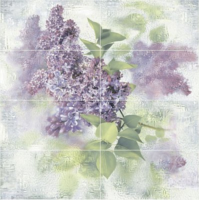 Sirio PWU09SIR1 панно из 8 плиток 996*1000*7,5 (1 к-т в коробке)