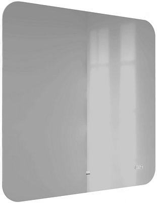 Зеркало Ego 80 с подсветкой и часами RAVAL