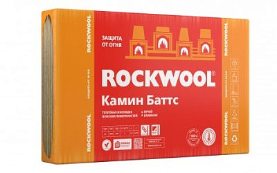 Утеплитель ROCWOOL Камин Баттс 1000х600х30 (2,4м2/0,072м3)
