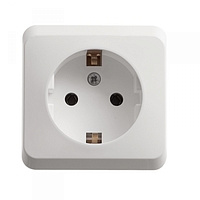 Розетка 1-м ОП 16А с/з белая SchE PA16-003B