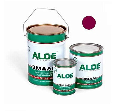 Эмаль ALOE ПФ-115 Фиолетовый 0,8кг