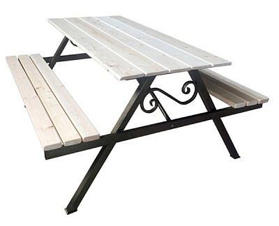 Стол с лавками 2 м "Комплект Дачный"