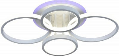 Светильник потолочный светодиодный с пультом 6083-104 Swanhild 60 Вт+6,5Вт4000K-6000K LED