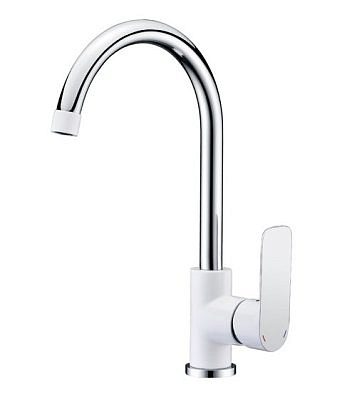 Смеситель для кухни TRITON 14605 однорычажный, белый 