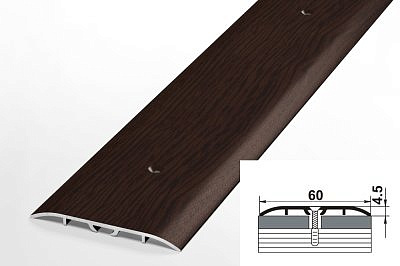 Профиль ПС07-1 дуб венге 60*900