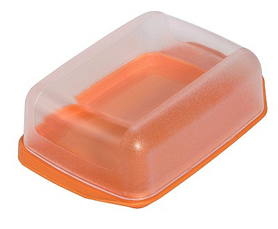 Масленка СЗК пласт. с прозрачн. крышкой КОЛОР