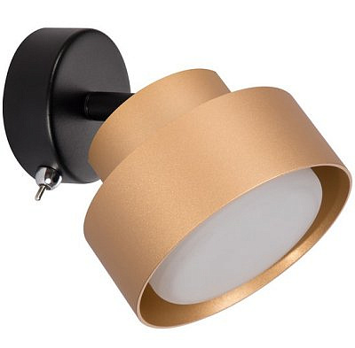 Светильник настенный Feron 3670 HL золото 12W GX53 