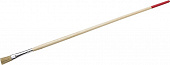 Кисть плоская тонкая STAYER"UNIVERSAL-STANDARD"натуральная щетина деревянная ручка №2*5мм 0124-02