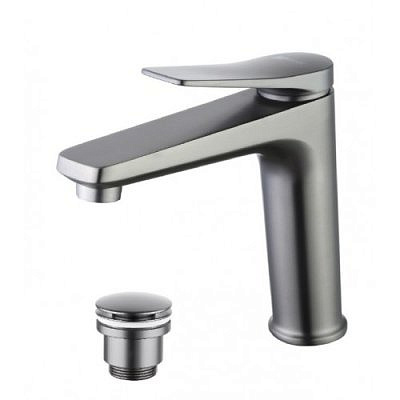 Смеситель для раковины Lemark LM3737GM Bronx графит