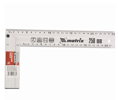 32471 Угольник,250мм,цельнометаллический//MATRIX