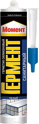 Силикон санитарный МОМЕНТ белый (280мл)