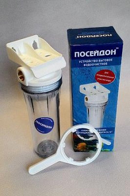 Фильтр Посейдон 1/2"с ЭФГ прозрач