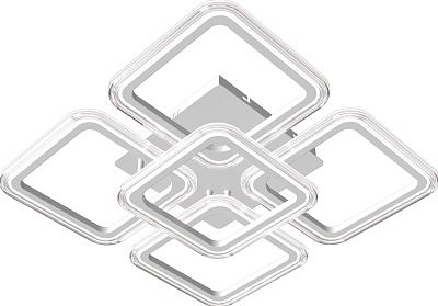 Люстра Vento   РеалКерамика 3360-4+1  LED 130W (52,5*52.5)IR
