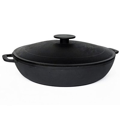 Жаровня чугунная 36см с крышкой ТМ Гардарика