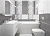 Плитка керамическая Laparet Betonhome 20х50 графитовый