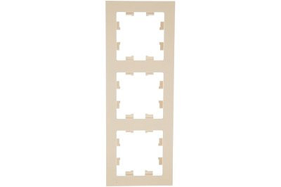 Рамка 3 поста Schneider Electric ATLASDESIGN, бежевый ATN000203