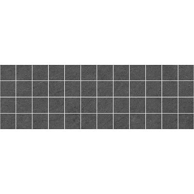 Story Декор мозаичный чёрный 20х60