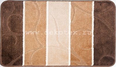 КоврикBANYOLIN SILVER из 1-шт.60*100см.BROWN коричневый