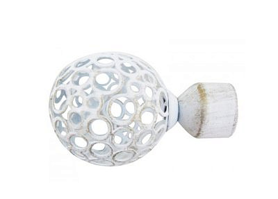 Наконечник ЛАЦИО СН-25-202-33 Белое золото Комплект из 2-х Наконечников