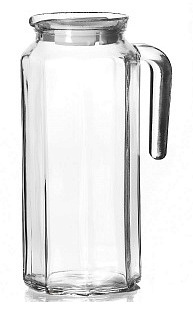 Кувшин с белой крышкой 1000мл Кошем