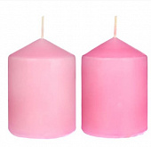 Свеча столбик Нежность, цвет розовый, 6,8x10см LADECOR 508-810