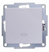 Выключатель механизм 1 кл. 10А (промеж.) бел (корп. ABS)  742-0288-107