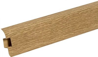 Плинтус напольный Дуб темный Классик  с мягким краем 2,2 м 217