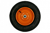КОЛЕСО ДЛЯ ТАЧКИ  D=400 ММ, ПОДШИПНИК D=16 ММ (4.00-8)
