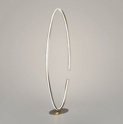 Напольный светодиодный светильник Eurosvet 80415/1 сатин-никель