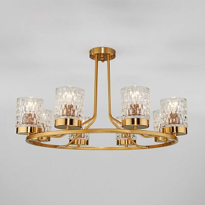 Люстра потолочная 60127/8 латунь