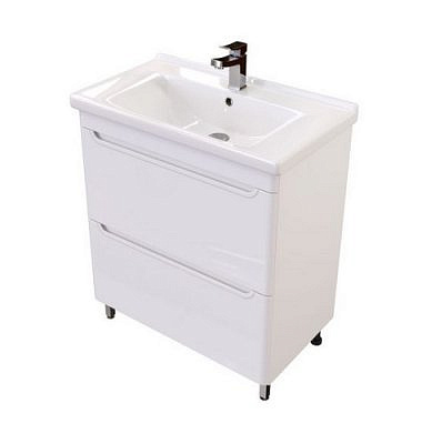 Тумба напольная MIRSANT СИТИ 80 с раковиной Миранда 80