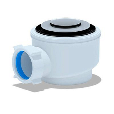 Сифон Triton для высокого поддона 1 1/2**50*60 хром, клик-клак Е410СL