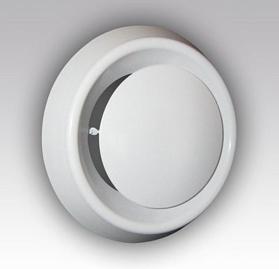 Анемостат 16АПВП приточно-вытяжной регулируемый с фланцем АБС D160