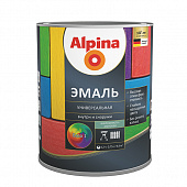 Эмаль ALPINA алкидная универсал.глянцевая База 1 (2,5л)