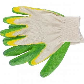 Перчатки х/б двойной облив Россия